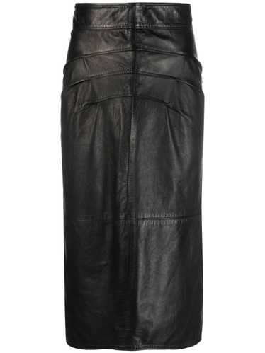 Versace Pre-Owned 1990s wool pencil skirt - Black