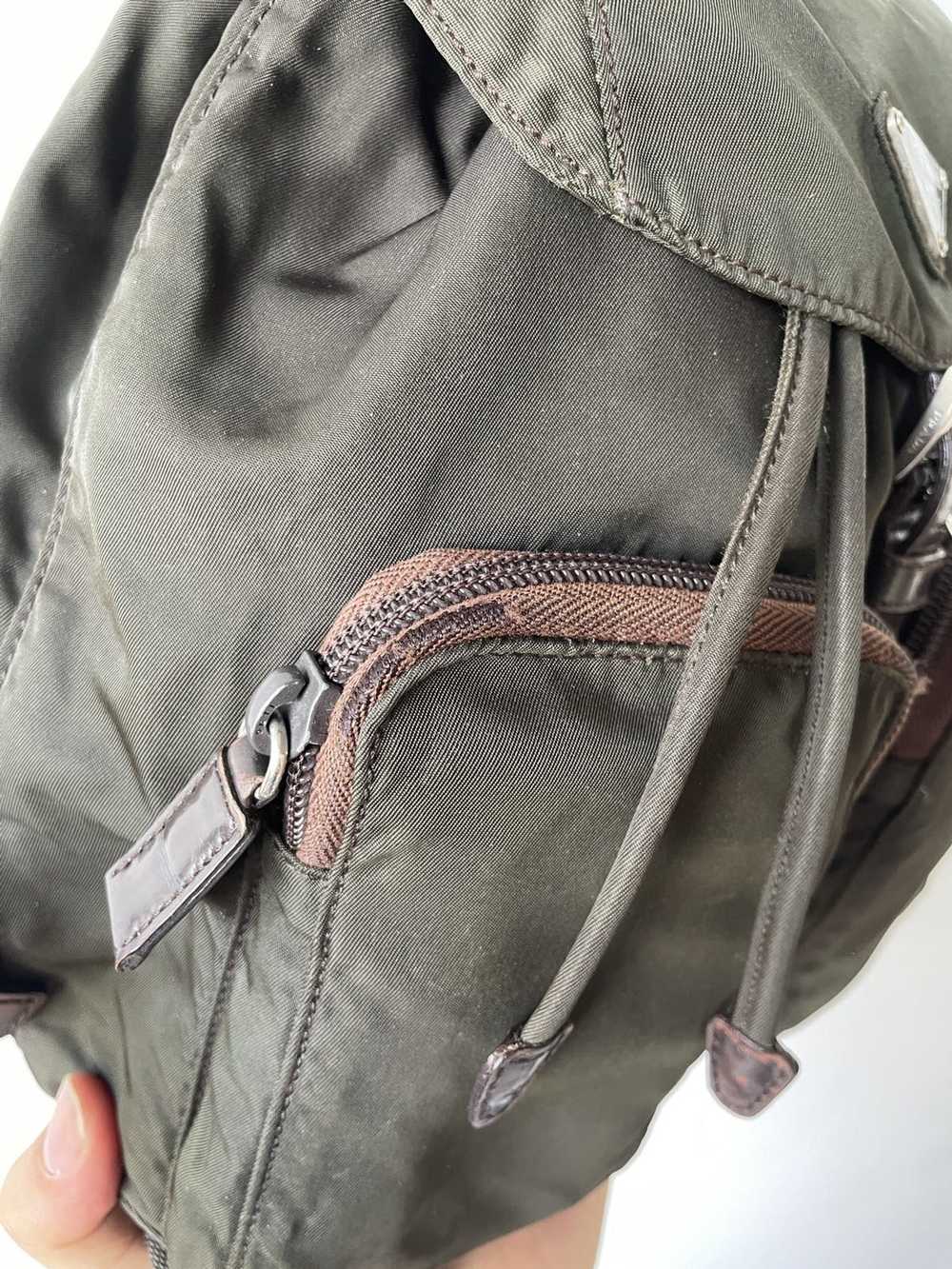 Prada Prada Vela Ebano Mini Backpack - image 10