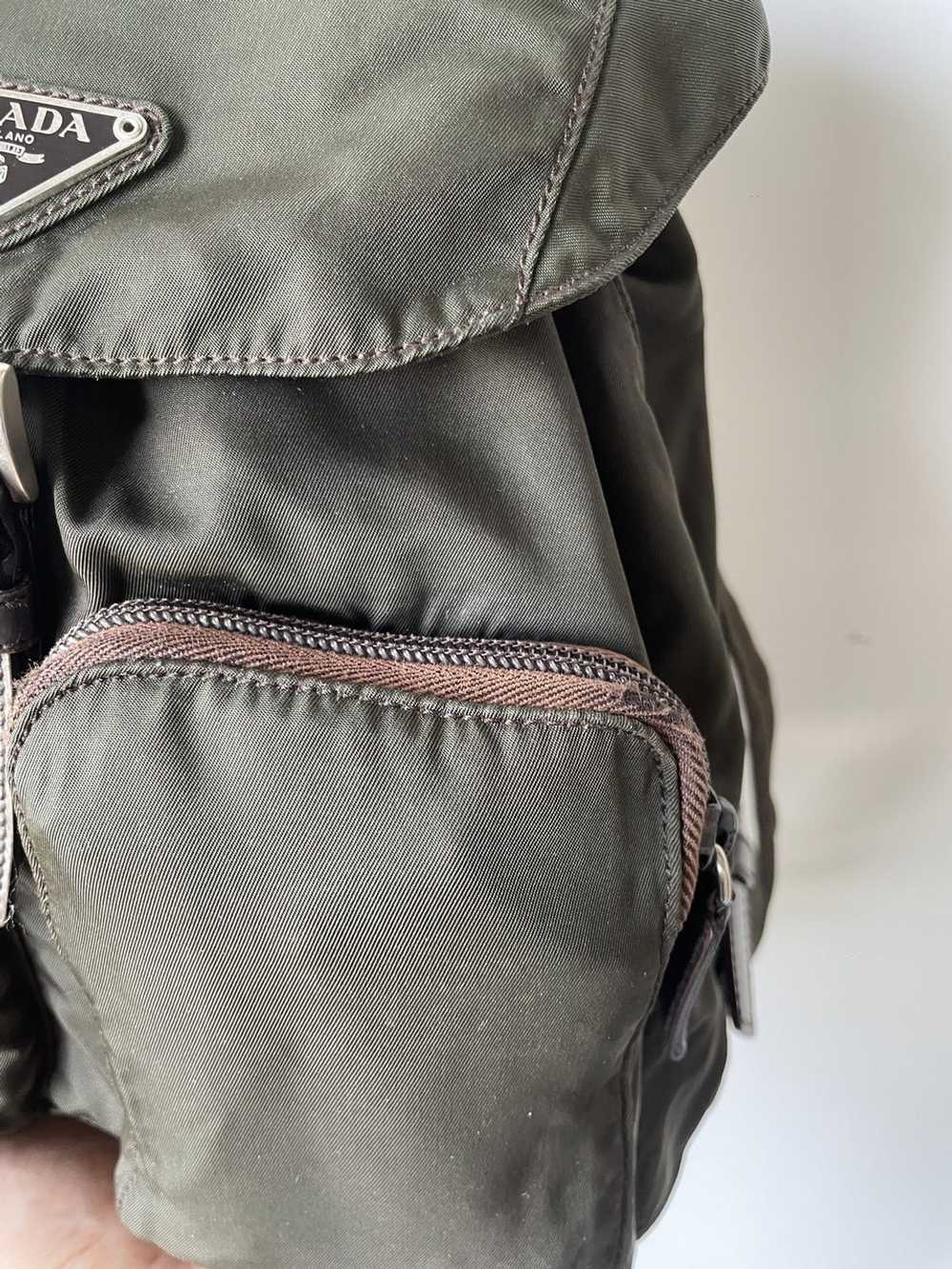 Prada Prada Vela Ebano Mini Backpack - image 9