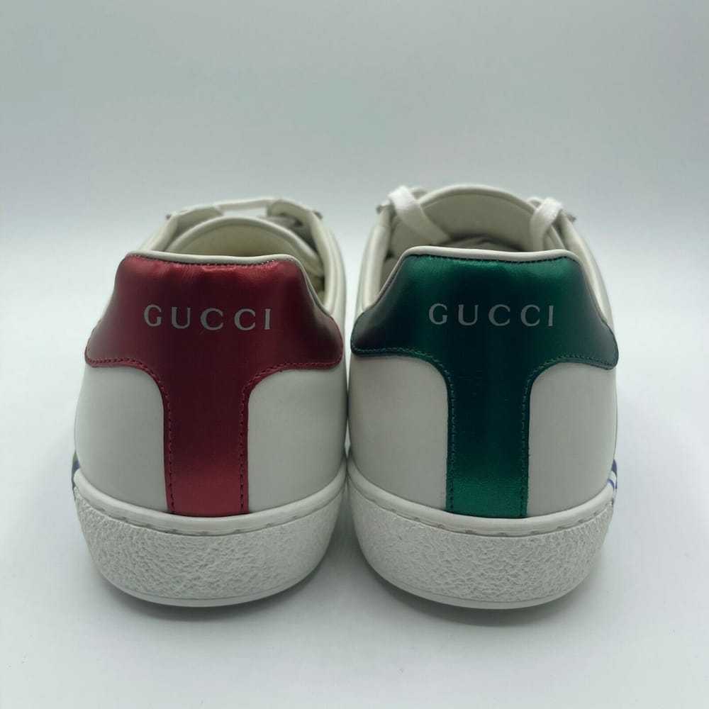 Gucci Ace leather low trainers - image 5
