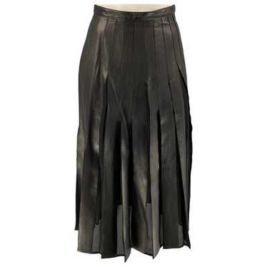 Burberry Leather skirt - image 1