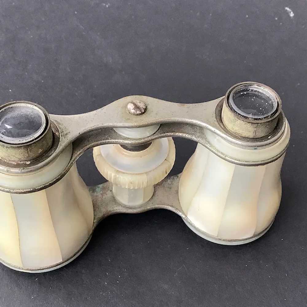 Vintage Opera Glasses, Mother of Pearl - image 8