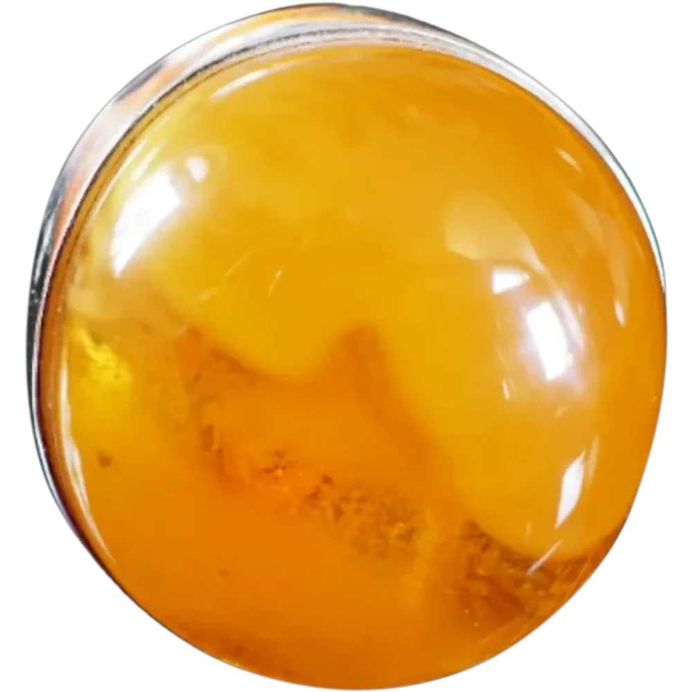 16,44g. Huge Natural Baltic Amber Ring - image 1
