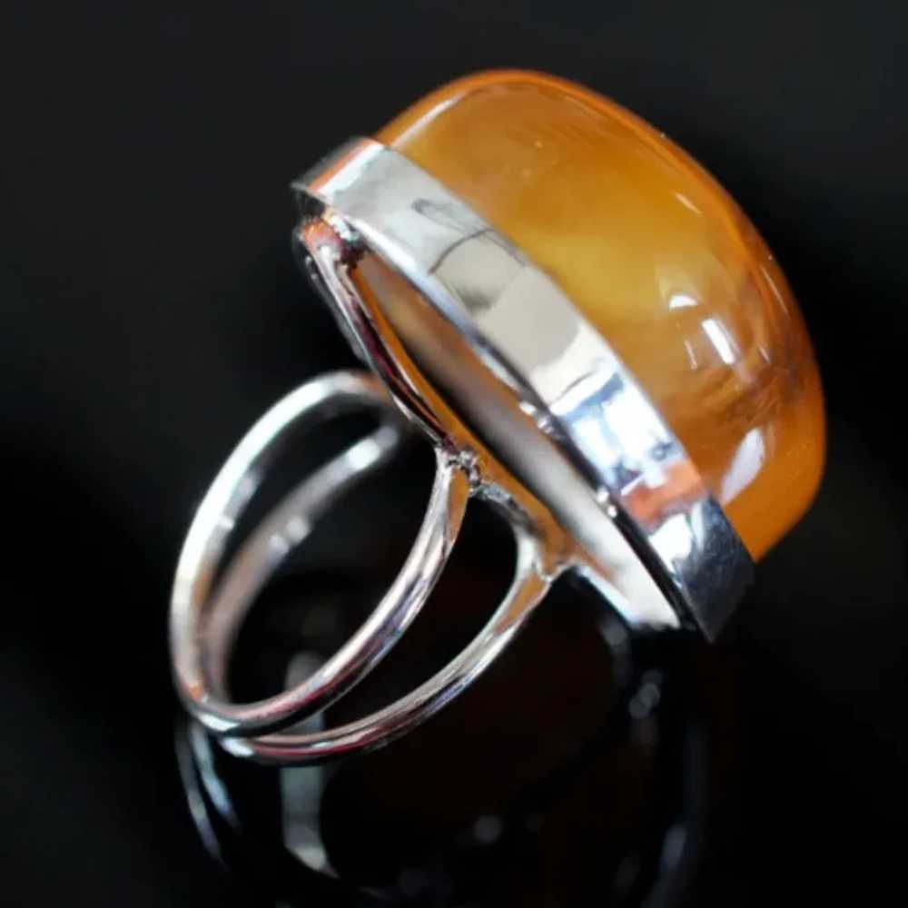 16,44g. Huge Natural Baltic Amber Ring - image 3