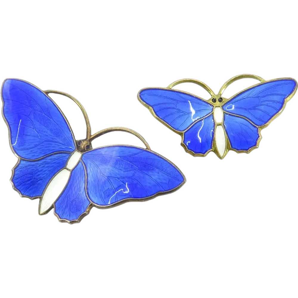 BROOCHES BUTTERFLY 3 Vintage Butterfly Brooch Pins Sterling Silver