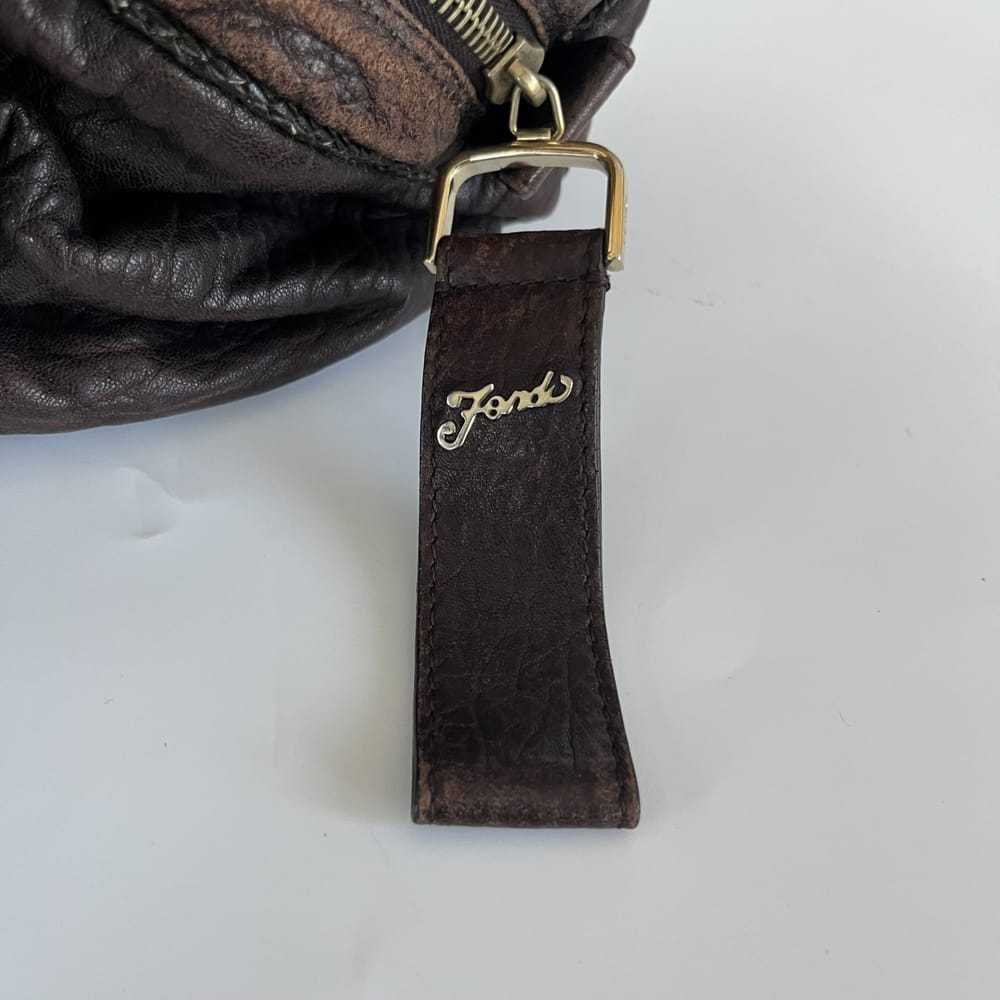 Fendi Croissant Vintage leather handbag - image 8