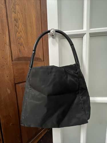 バッグ 90s PRADA PLASTIC HANDLE NYLON HAND BAG Prada nylon plastic - Gem