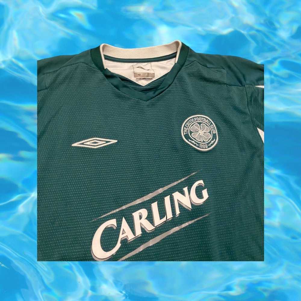Umbro 2003-04 Celtic Glasgow Football Shirt Scotl… - image 2