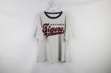 Vintage 1990 Detroit Tigers Pinstripe Jersey T Shirt M MLB Sports Baseball  90s