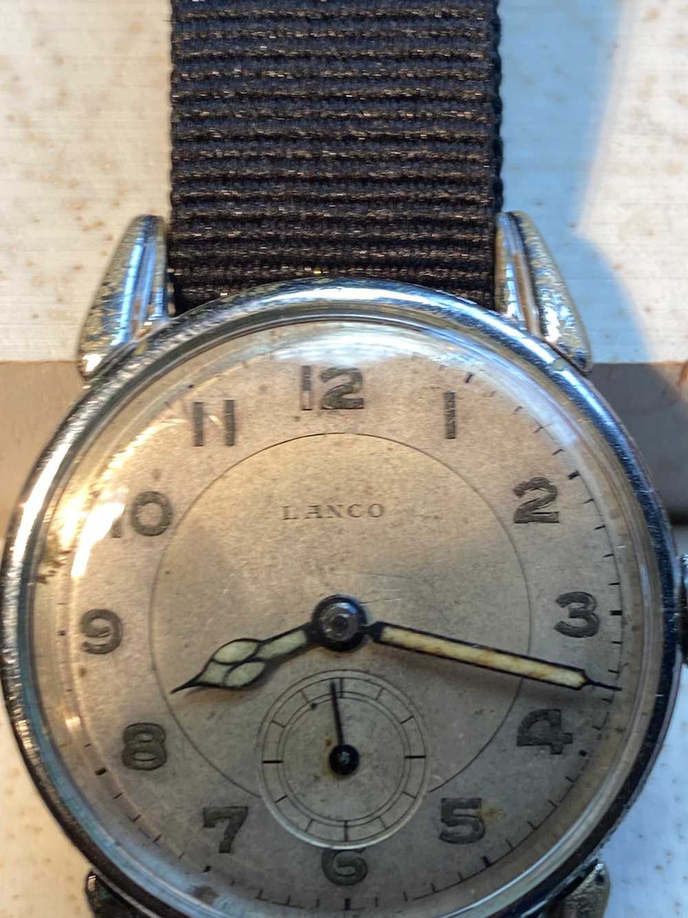 1940’s Lanco Military Styled Gents Watch - Gem