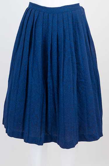 1950s Flecked Nep Cotton Skirt