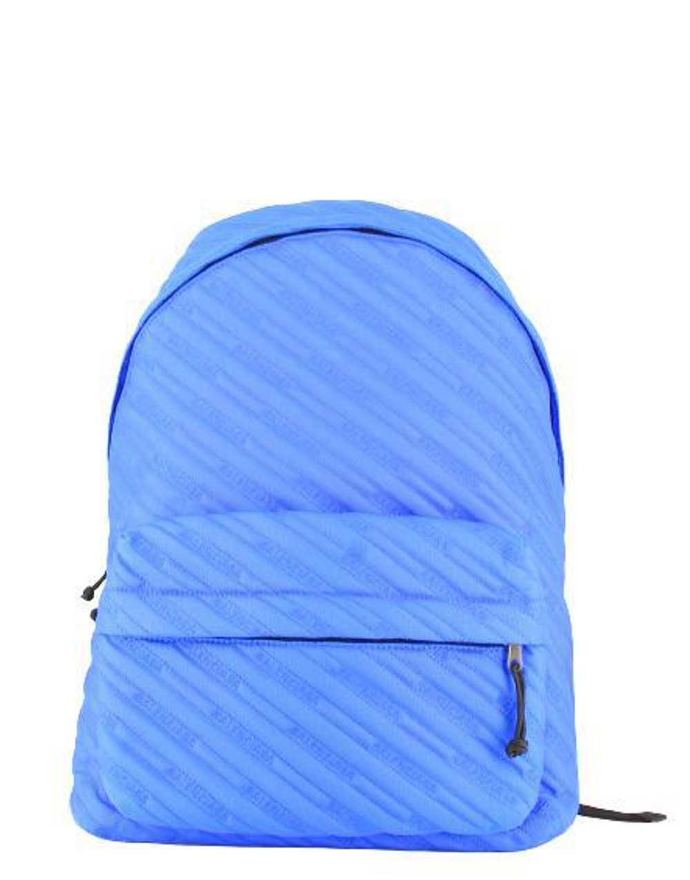 Balenciaga Blue Nylon Logo Backpack - image 1