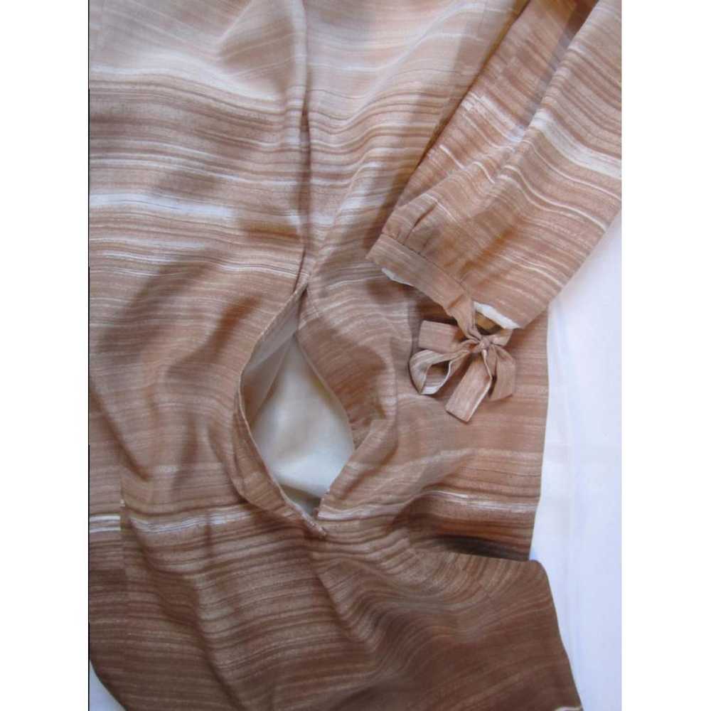 Courrèges Silk mid-length dress - image 6