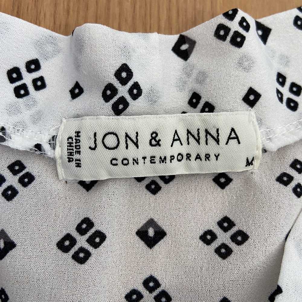 Streetwear Jon & Anna Contemporary Neck Tie Blous… - image 7