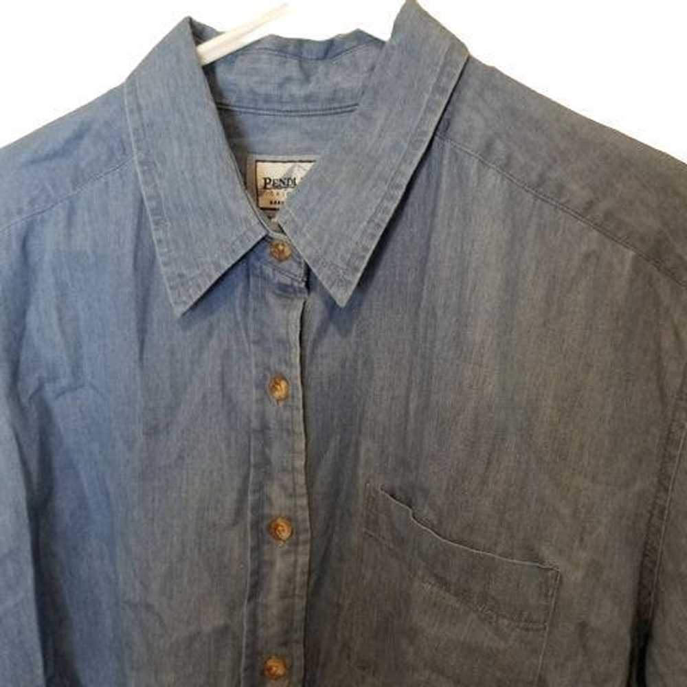 Pendleton Pendleton L Long Sleeves Button Up Cott… - image 6