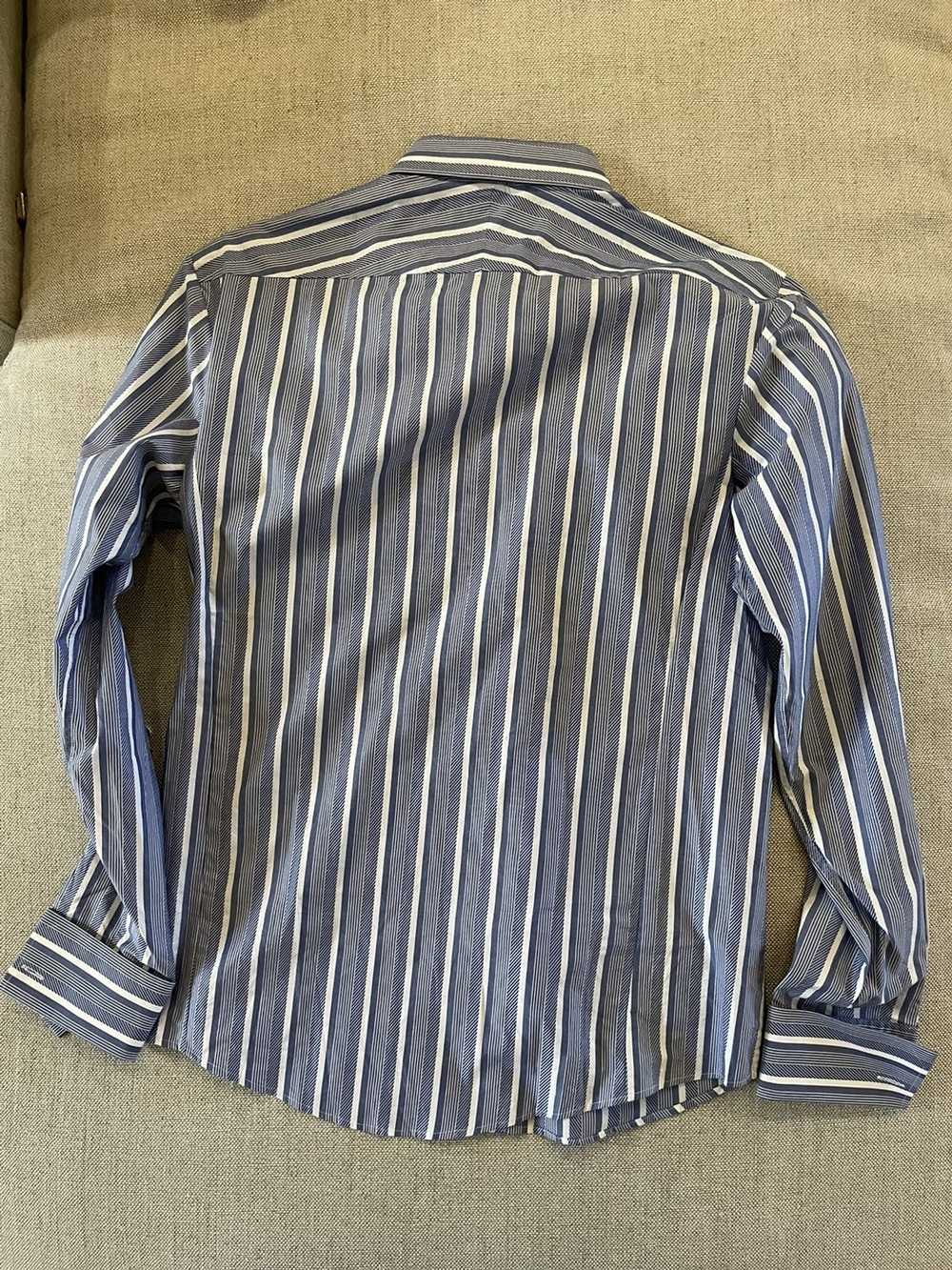 Thomas Pink Bold Stripe French Cuff Shirt - image 5