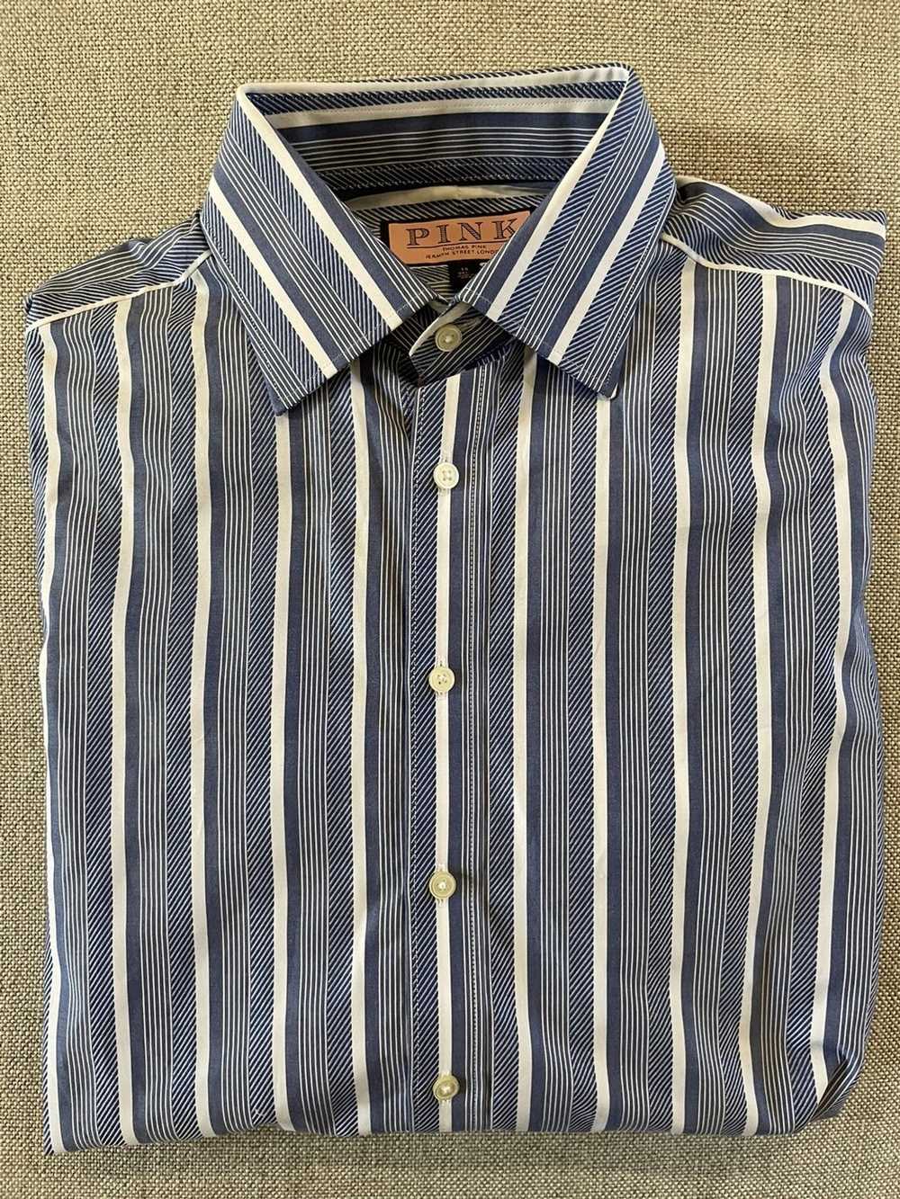 Thomas Pink Bold Stripe French Cuff Shirt - image 6