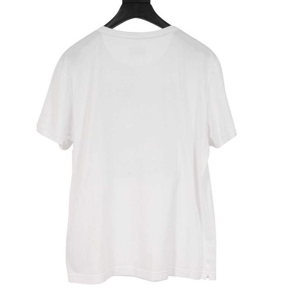 Fendi Forever Fendi FF Logo T Shirt White Tan - image 2