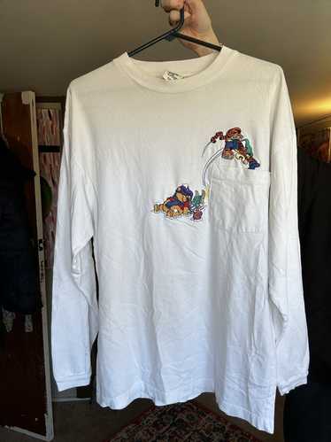 Disney Embroidered Pooh & Friends Long Sleeve Tee