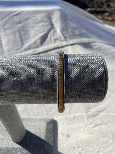 Other Sterling Silver and 18K Yellow Gold Cuff
