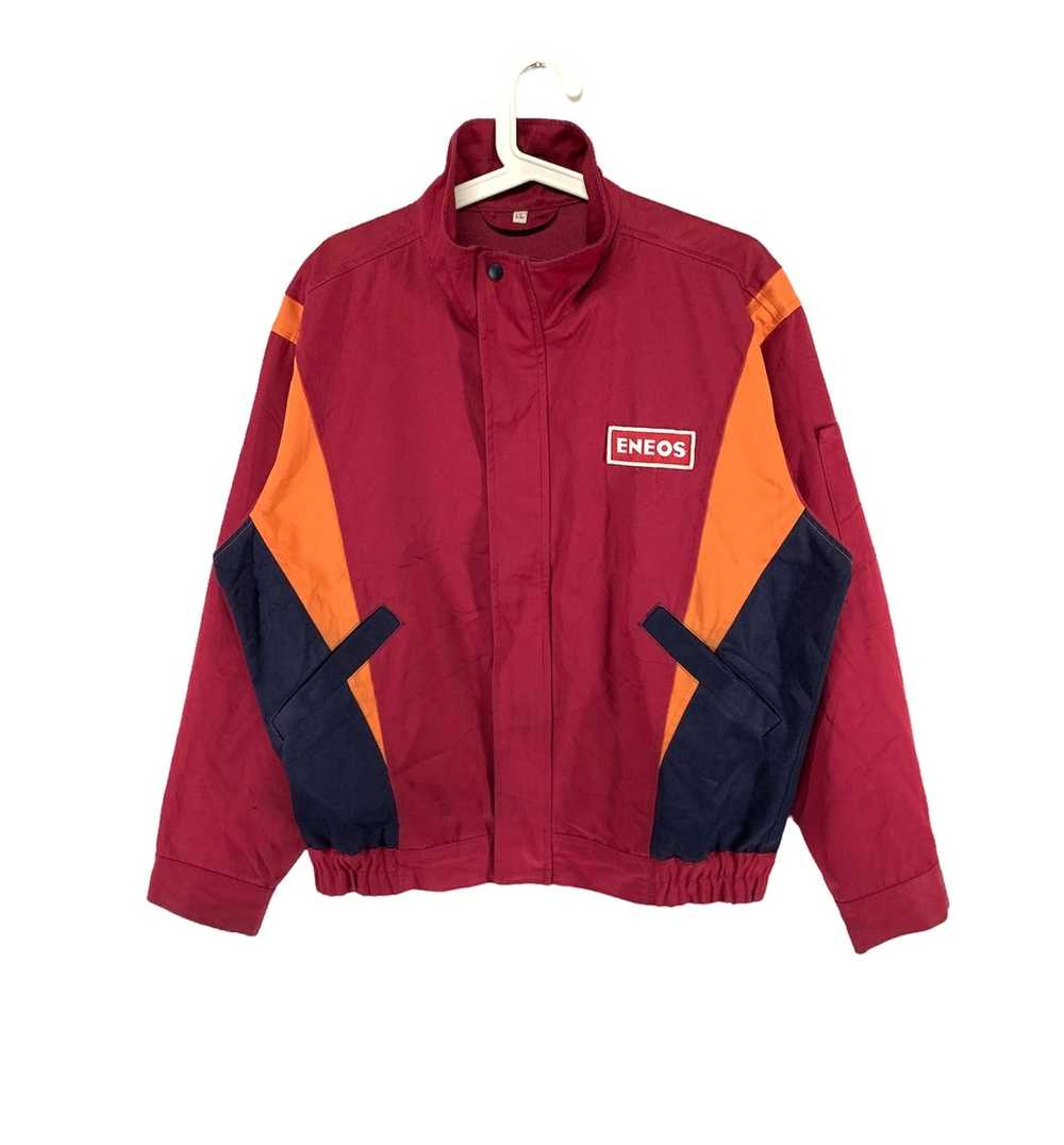 Japanese Brand × Racing × Vintage Eneos Spellout … - image 1