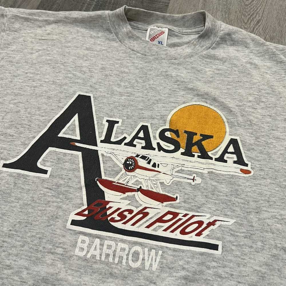 Jerzees × Vintage VTG Alaskan Bush Pilot Barrow A… - image 2