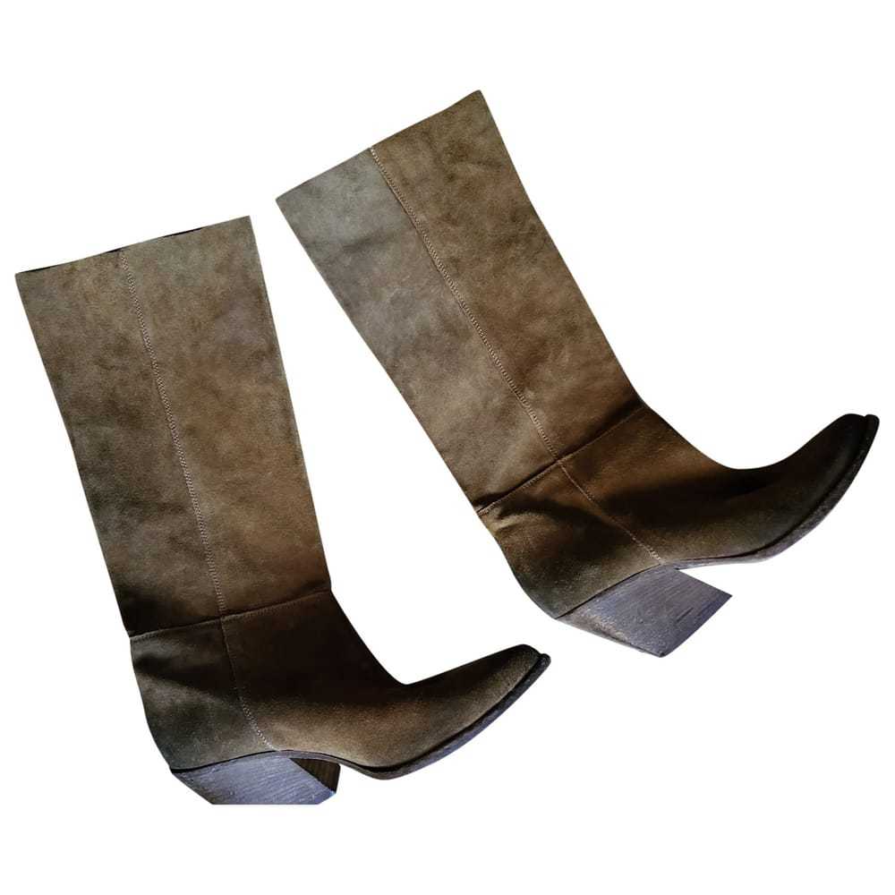 Elena Iachi Leather cowboy boots - image 1