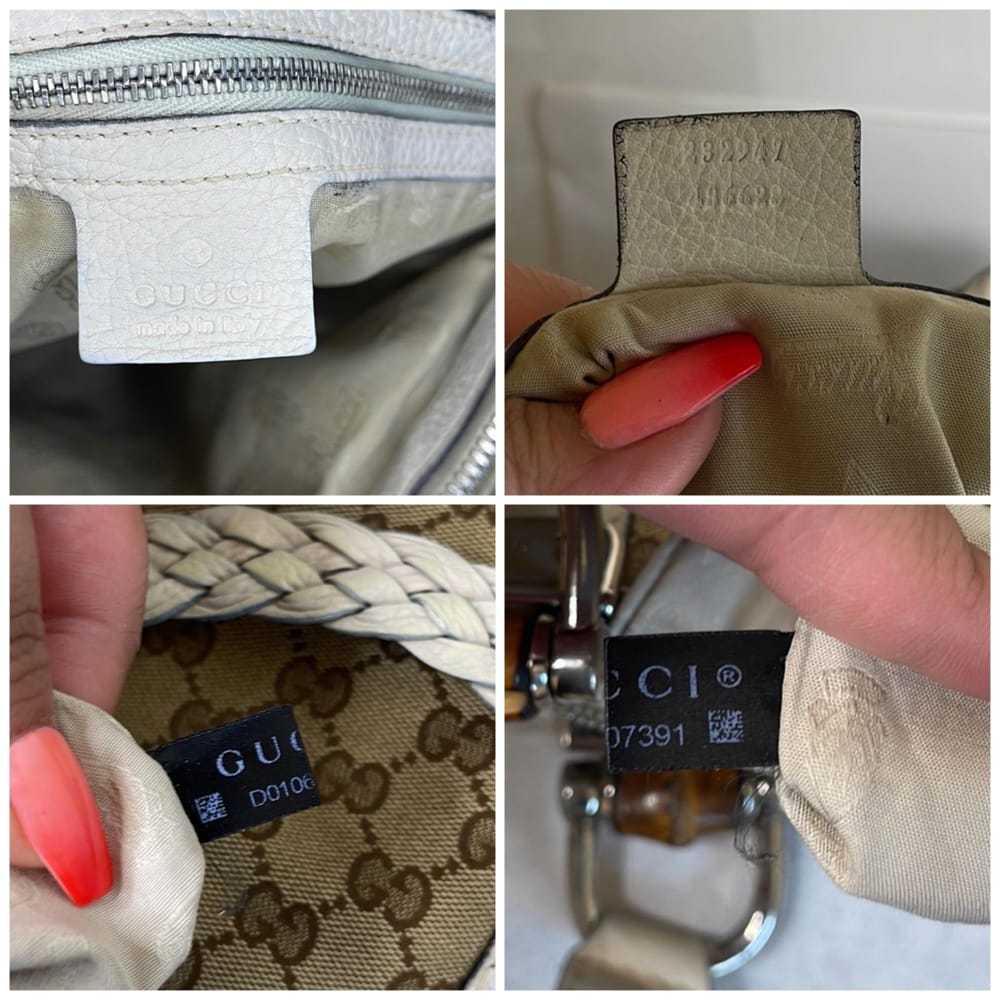 Gucci Bamboo Ring cloth handbag - image 5