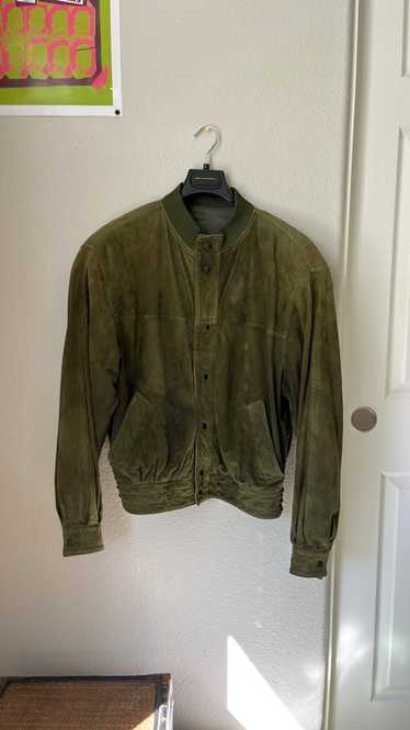 Valentino Sued and leather Valentino jacket