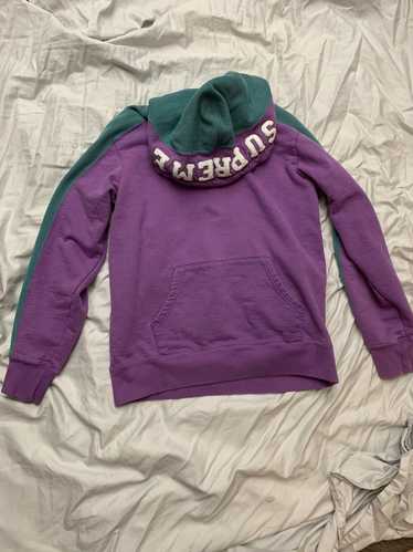 Supreme Supreme Paneled Sweatshirt Violet - image 1