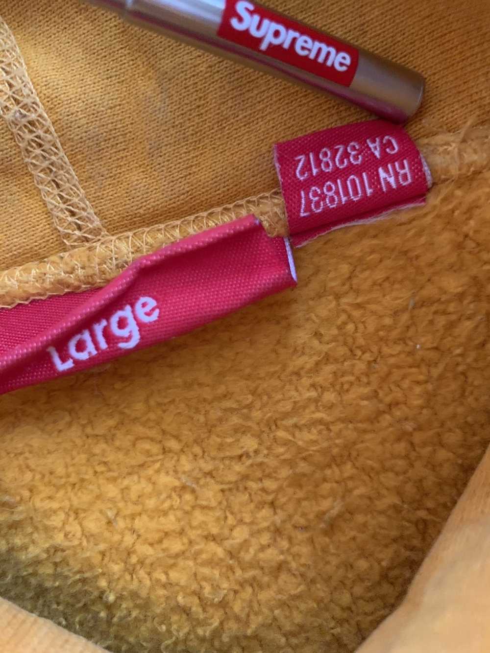 Supreme Mustard Box Logo Hoodie - image 6