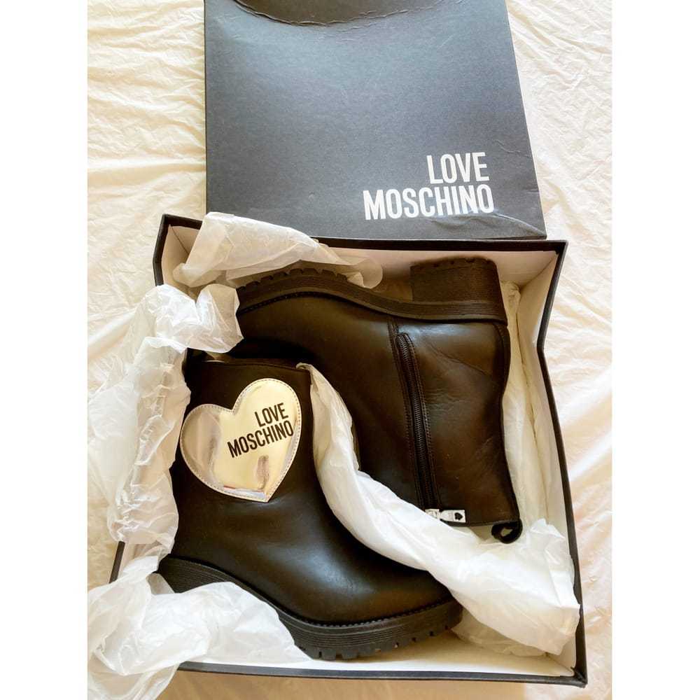 Moschino Love Leather boots - image 4