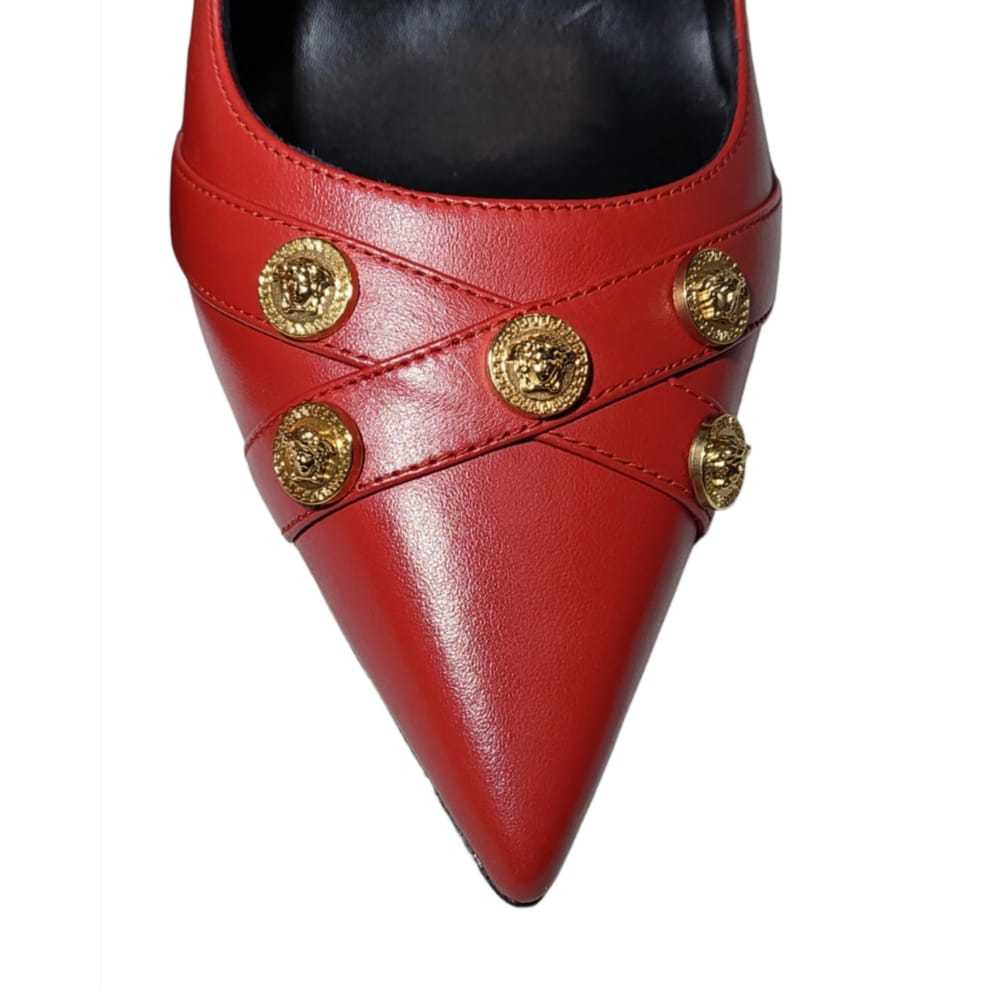 Versace Leather mid heel - image 7