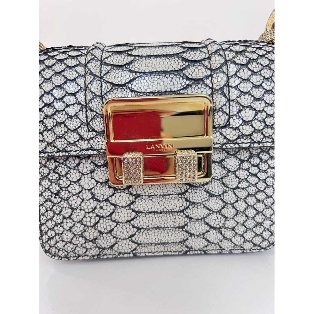 Lanvin Jiji exotic leathers handbag - image 7