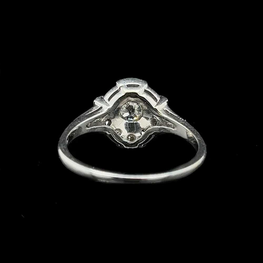 Art Deco .35ct. Diamond Antique Engagement - Fash… - image 3