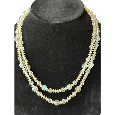 Lisner Double Strand AB Necklace - image 1
