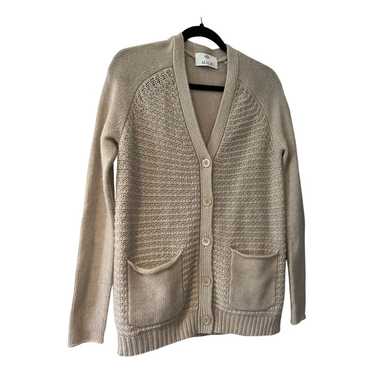 Allude virgin wool-cashmere blend cardigan - Grey