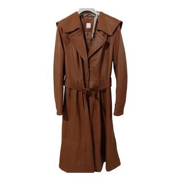 8 by Yoox Leather coat - image 1