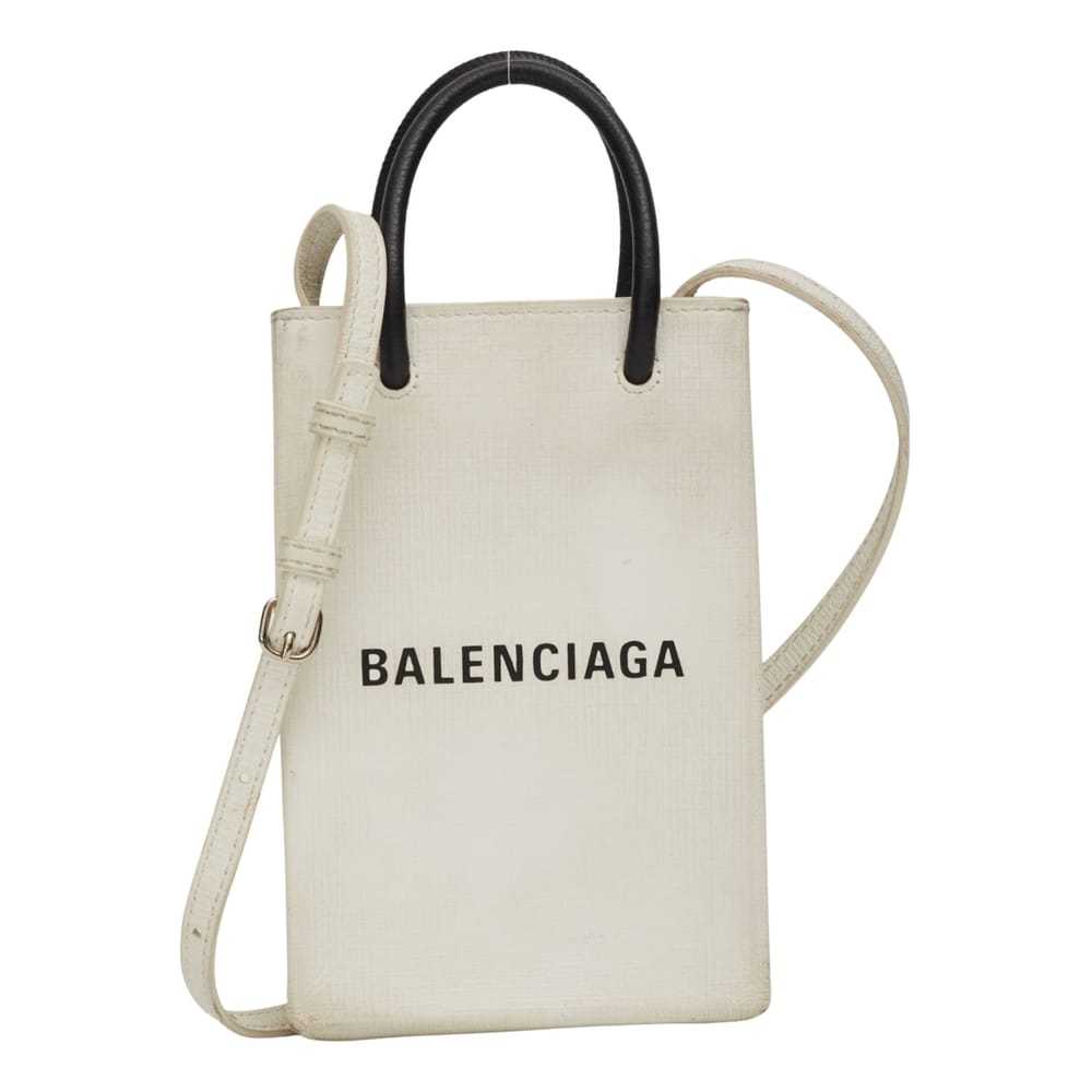 Balenciaga Shopping Phone Holder leather handbag - image 1