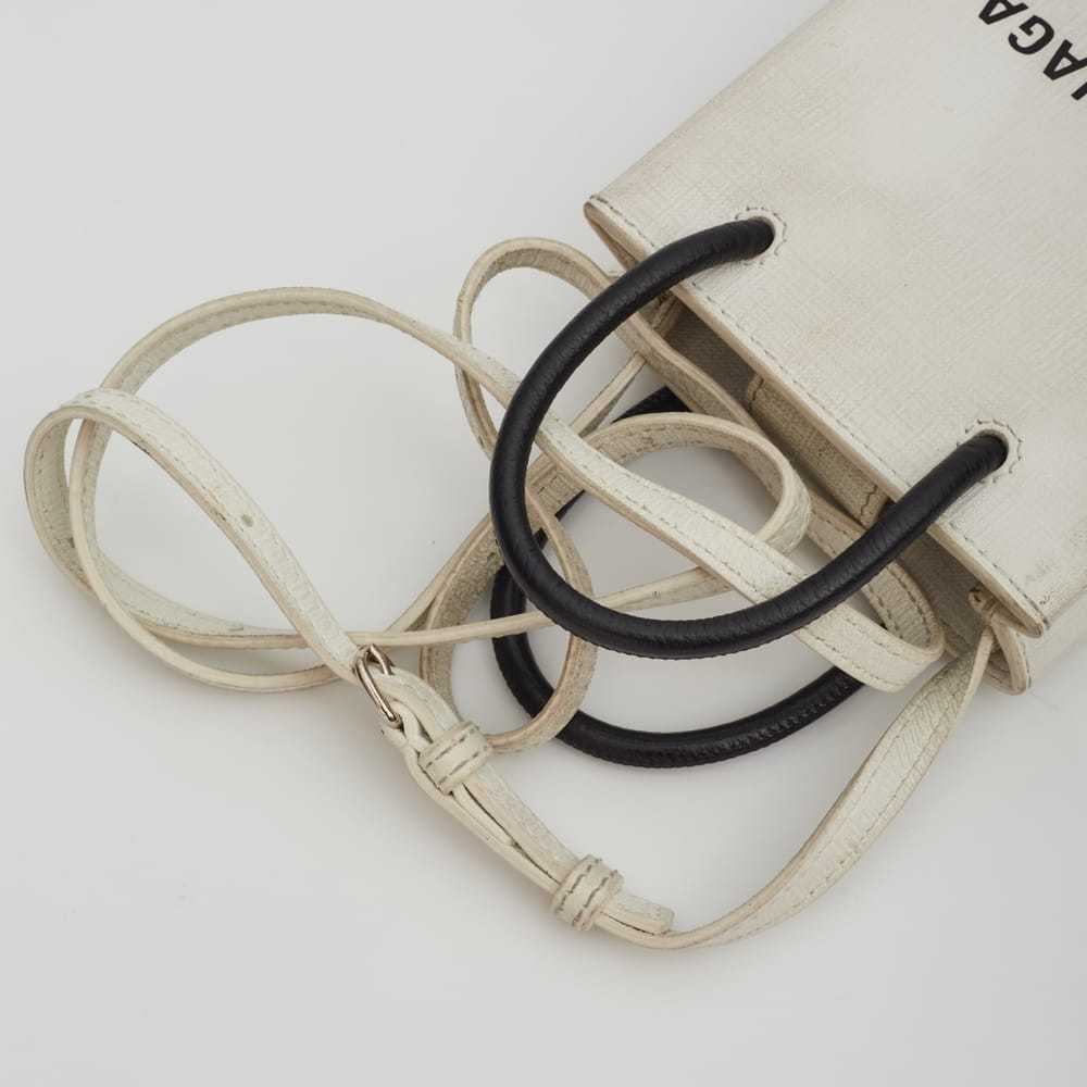 Balenciaga Shopping Phone Holder leather handbag - image 4