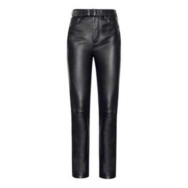 Anine Bing Leather straight pants