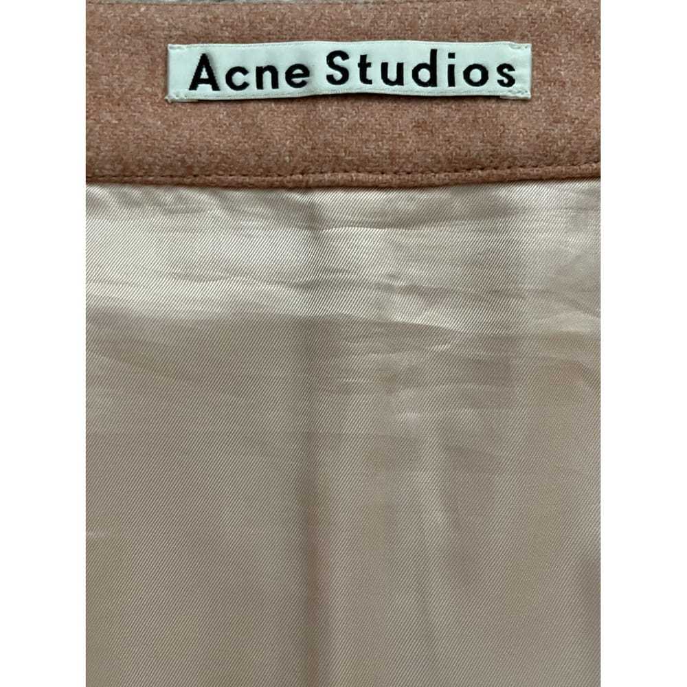Acne Studios Wool mini skirt - image 4