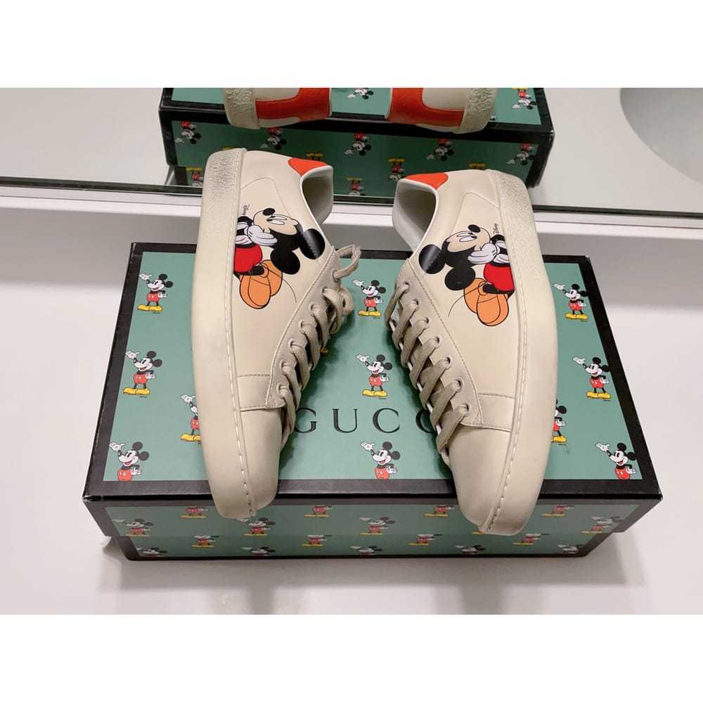 Disney x Gucci Leather low trainers - image 5