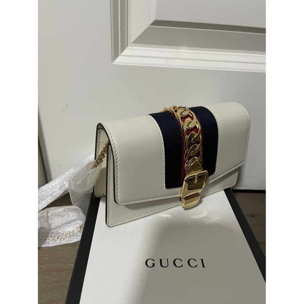 Gucci Sylvie Chain leather crossbody bag - image 2