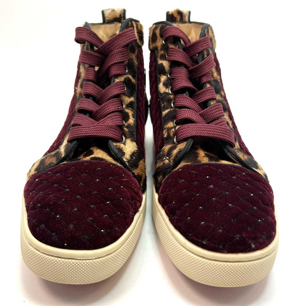 Christian Louboutin Louis cloth trainers - image 4