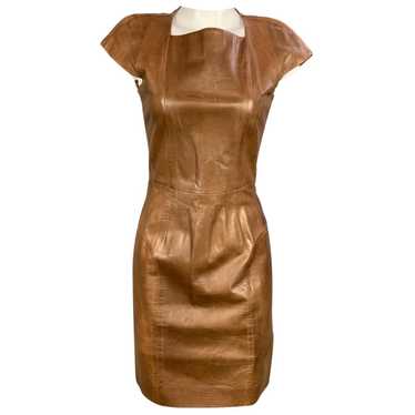 Autre Marque Leather dress