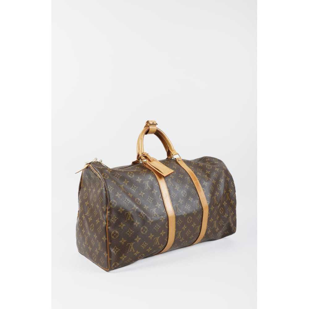 Louis Vuitton Keepall cloth travel bag - image 8