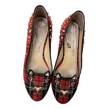 Charlotte Olympia Kitty cloth ballet flats - image 1