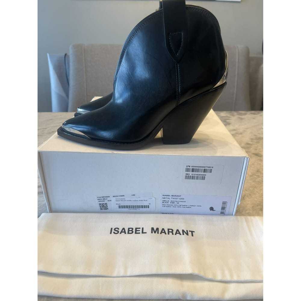 Isabel Marant Leather ankle boots - image 7