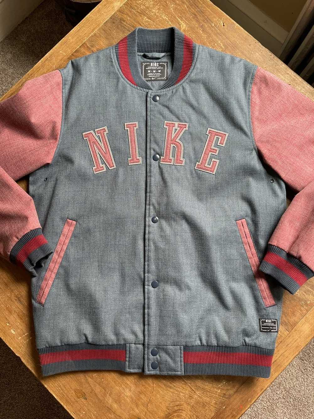 Nike × Vintage Vintage Nike Varsity Jacket Two To… - image 2